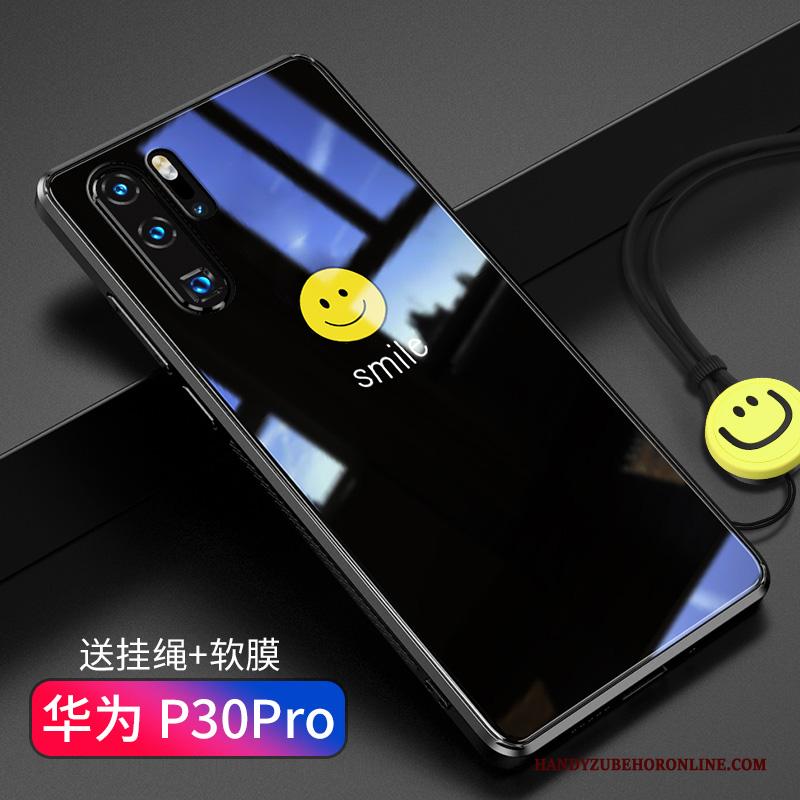 Huawei P30 Pro Hanger Persoonlijk Hoes Hoesje Telefoon All Inclusive Scheppend Zwart