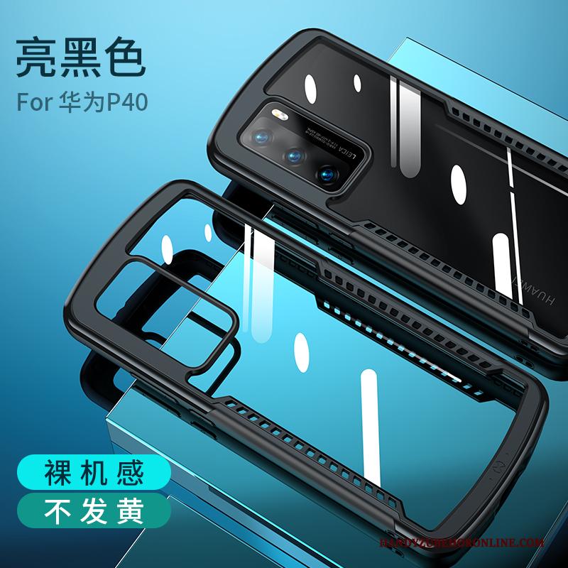 Huawei P40 Glas Hoes Persoonlijk Hoesje Telefoon Siliconen All Inclusive Doorzichtig