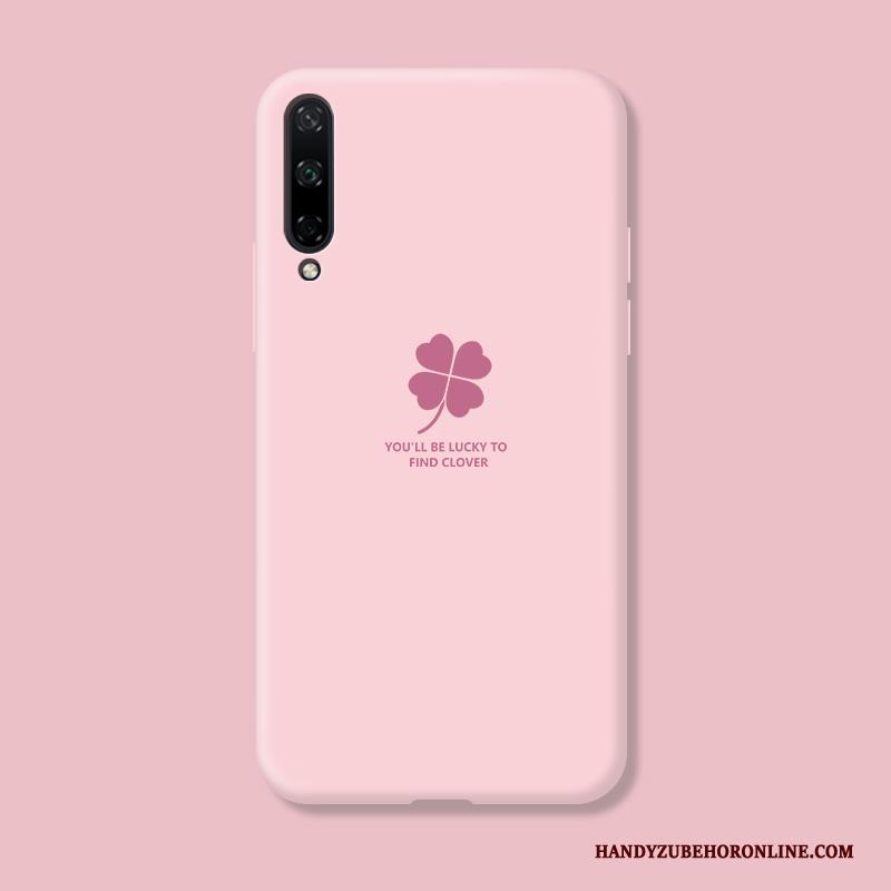 Huawei P40 Lite E Roze Lovers Zacht Hoesje Telefoon Eenvoudige Scheppend Siliconen