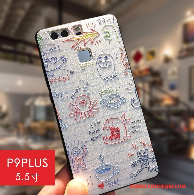 Huawei P9 Plus All Inclusive Scheppend Mooie Hoesje Telefoon Hanger Schrobben Siliconen