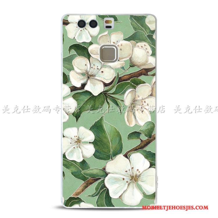 Huawei P9 Siliconen Ondersteuning Zacht Bescherming Hoesje Telefoon All Inclusive