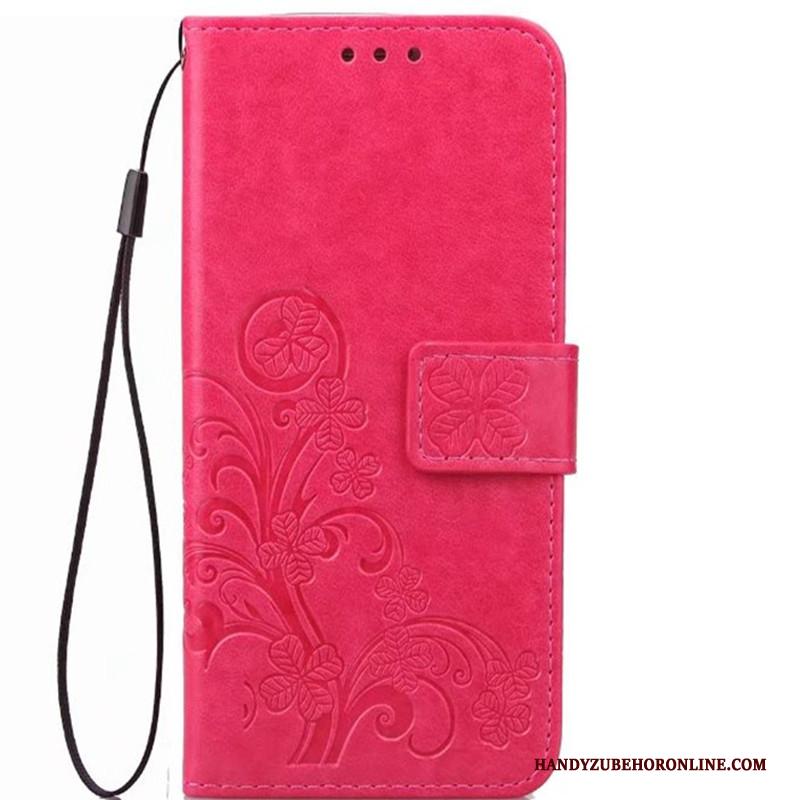 Huawei Y5 2019 Zacht Anti-fall Hoesje Telefoon Rood Folio Leren Etui All Inclusive