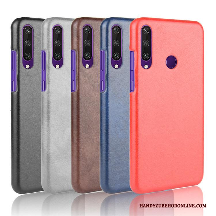 Huawei Y6p Soort Aziatische Vrucht Hard Rood Patroon Anti-fall Hoes Hoesje Telefoon