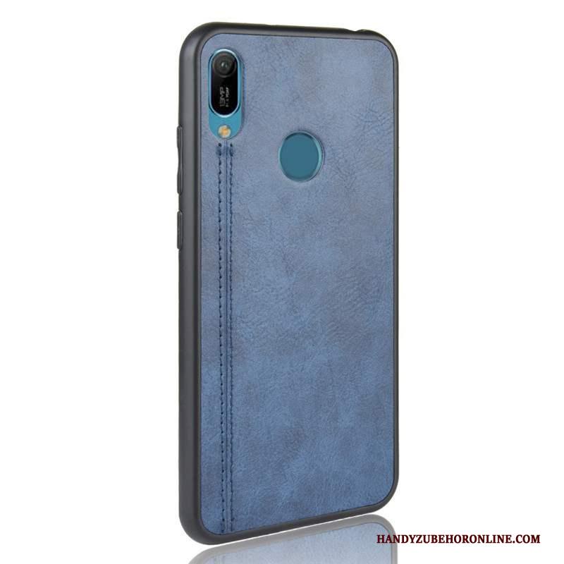 Huawei Y6s Hoesje Bescherming Bedrijf Zacht Donkerblauw All Inclusive Telefoon