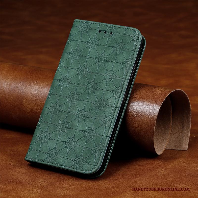 Huawei Y6s Lucky Leren Etui Hoesje Telefoon Kunstleer Reliëf Folio Bescherming