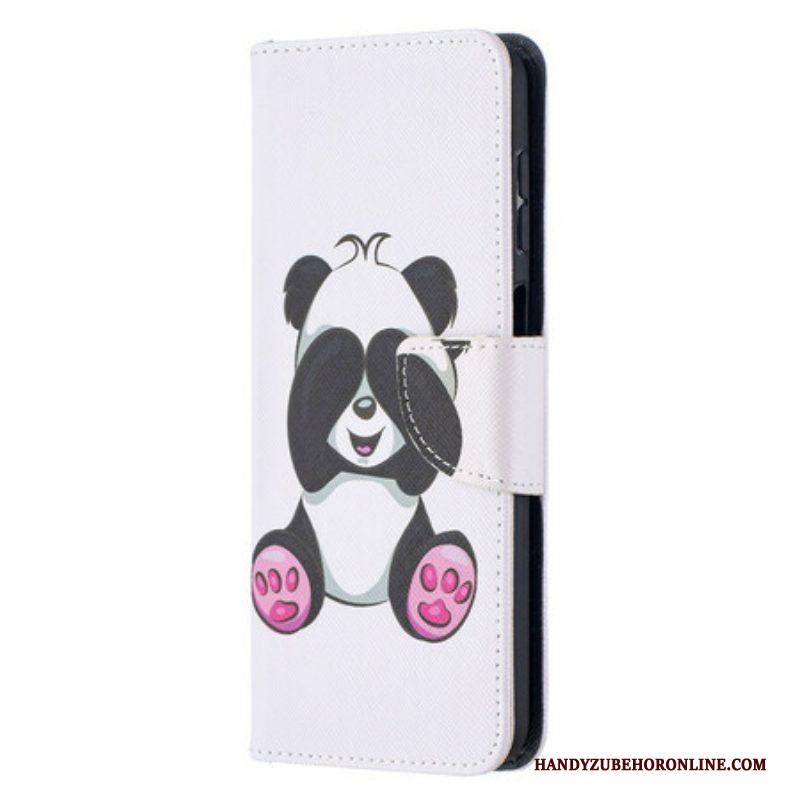 Leren Hoesje voor Samsung Galaxy M12 / A12 Panda-plezier