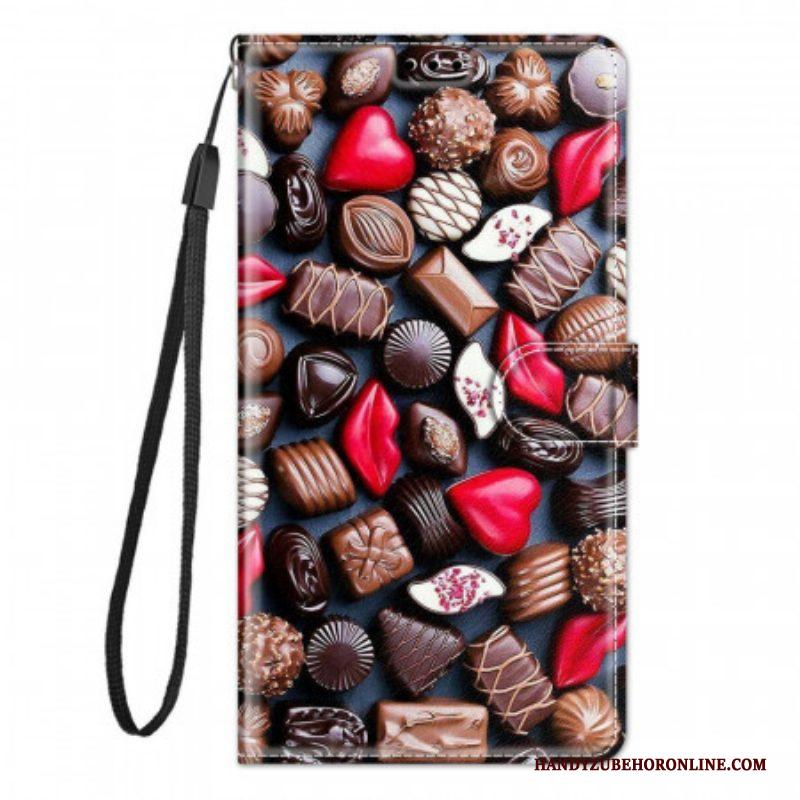 Leren Hoesje voor Samsung Galaxy M23 5G Chocolade