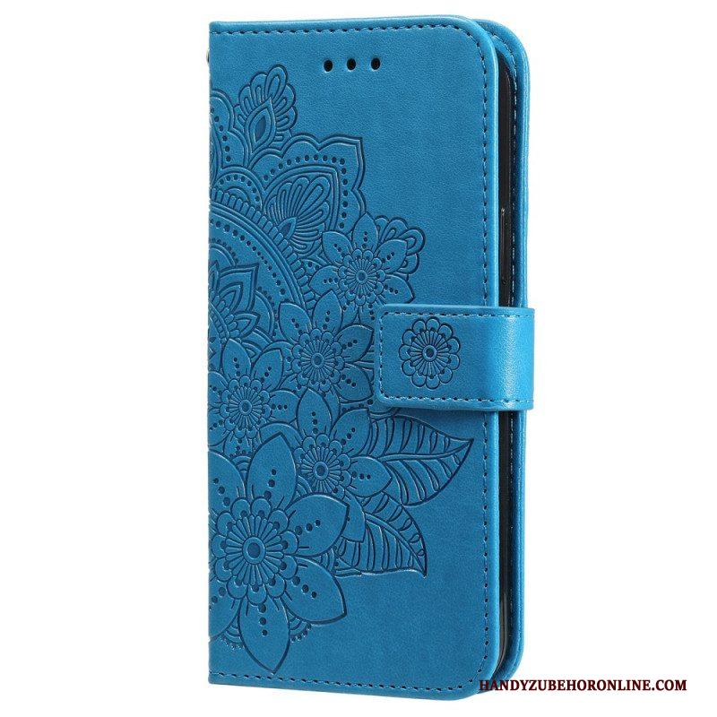 Leren Hoesje voor Samsung Galaxy M52 5G Mandala-bloemen