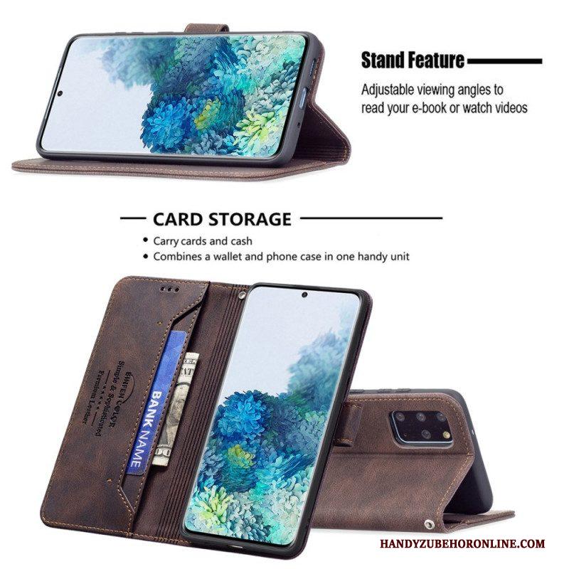 Leren Hoesje voor Samsung Galaxy S20 Plus / S20 Plus 5G Rfid Binfen-kleur