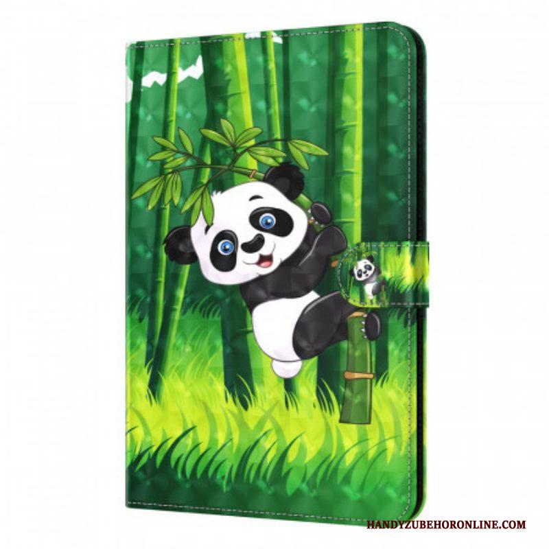 Leren Hoesje voor Samsung Galaxy Tab A8 (2021) Panda