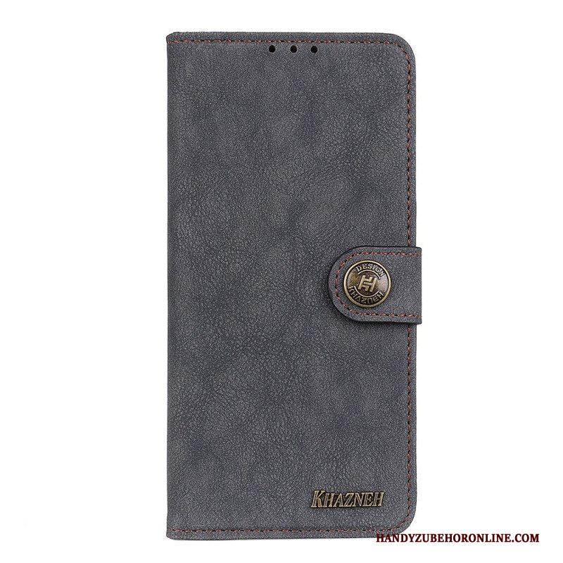 Leren Hoesje voor Sony Xperia 1 IV Vintage Khazneh Splitleer