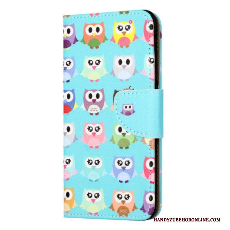 Leren Hoesje voor iPhone 15 Uilenstam