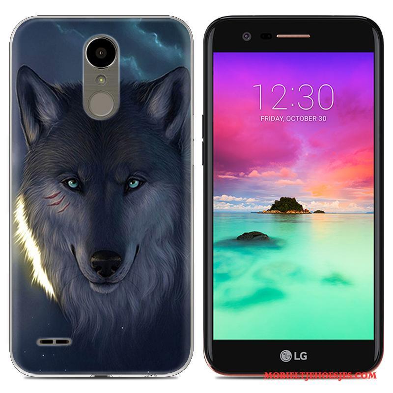 Lg K10 2017 Blauw Zacht Hoesje Siliconen Telefoon Trend Scheppend