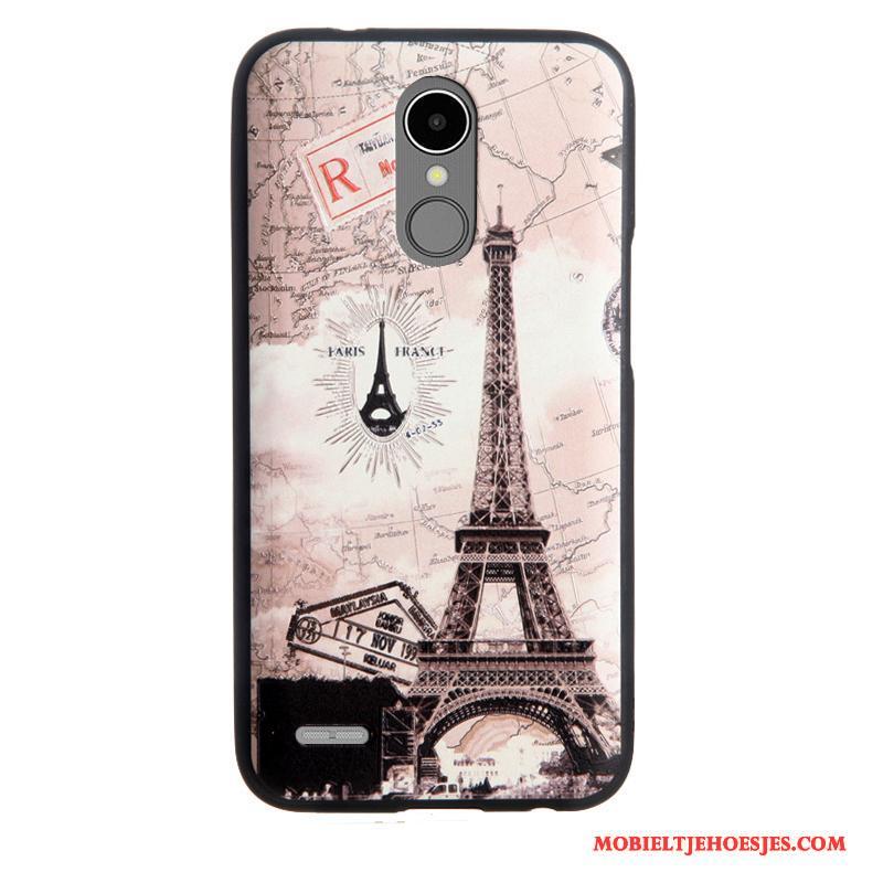 Lg K10 2017 Hoesje Hanger Schrobben Hoes Anti-fall Mobiele Telefoon Bescherming All Inclusive