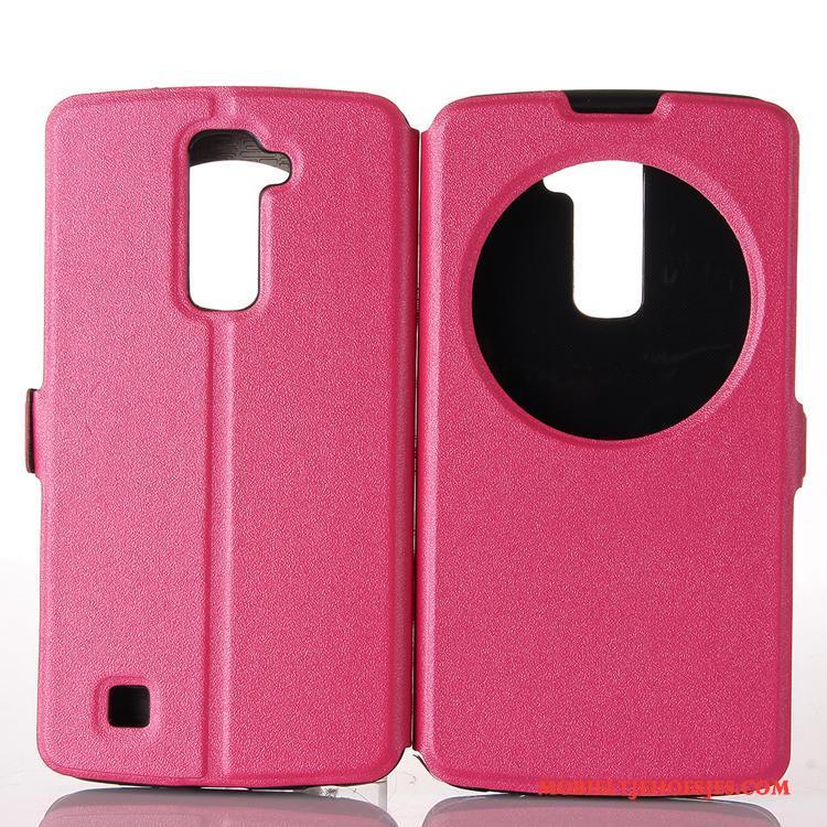 Lg K10 Hoes Hoesje Telefoon Zacht Leren Etui Rood Mobiele Telefoon All Inclusive