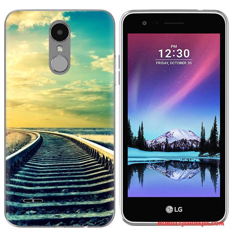 Lg K4 2017 Siliconenhoesje Landschap Mobiele Telefoon Europa Groen Hoesje Telefoon Scheppend