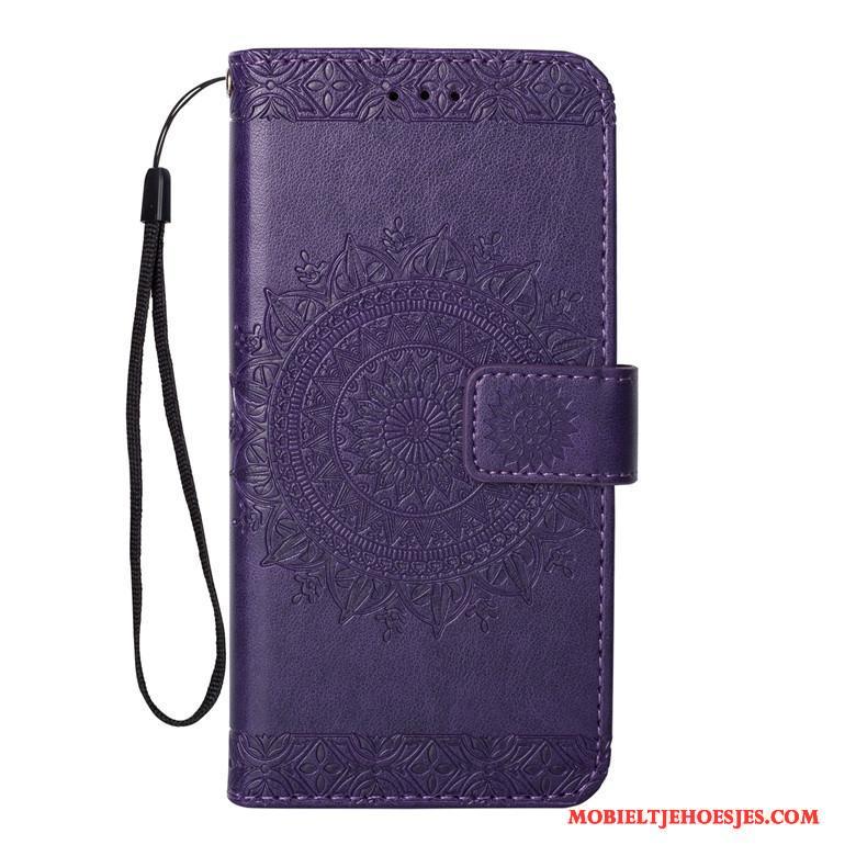 Lg K8 2017 Bescherming Anti-fall Clamshell Hoesje Telefoon Trend Siliconen Leren Etui