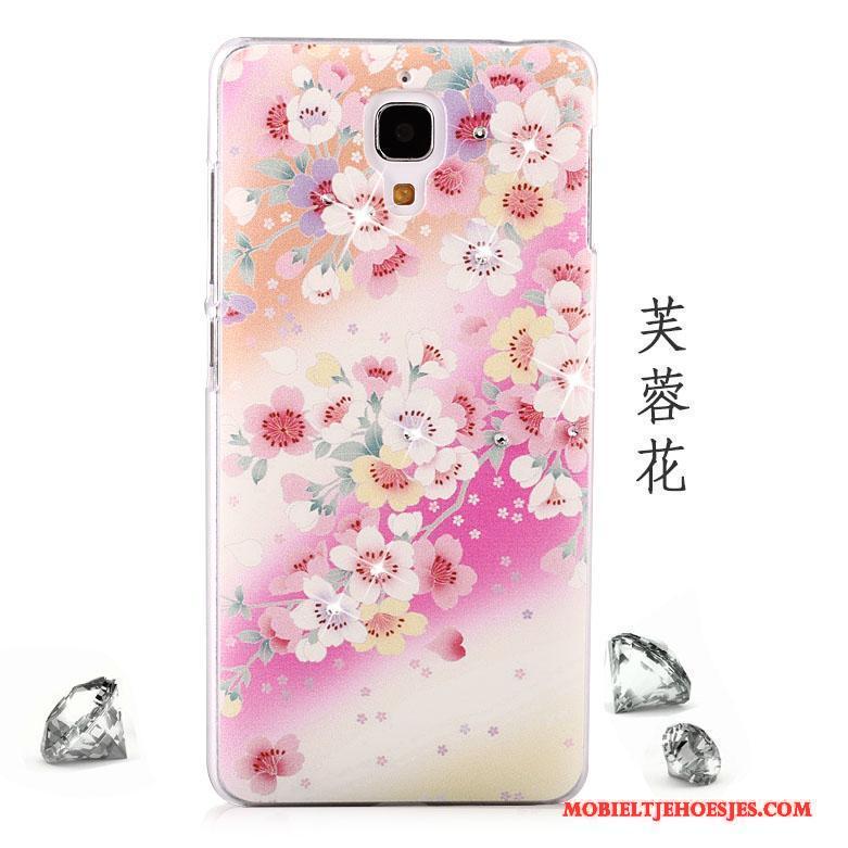 Mi 4 Hoesje Telefoon Trend Hard Roze Mini Mobiele Telefoon Bescherming