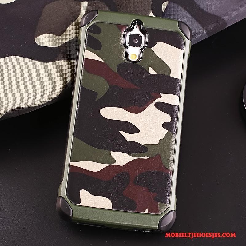 Mi 4 Ring All Inclusive Hoes Hoesje Telefoon Camouflage Anti-fall Mini