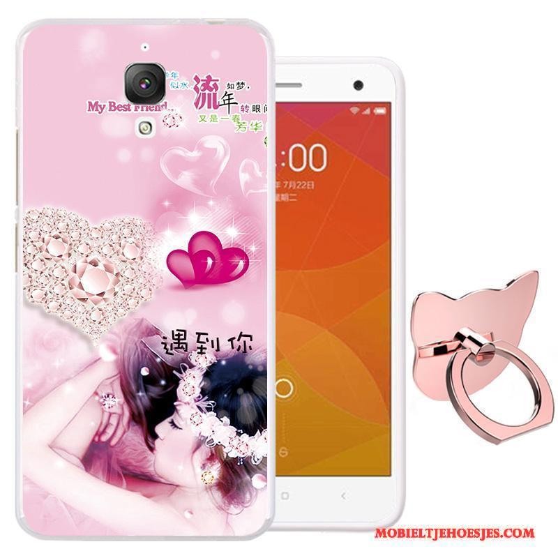 Mi 4 Spotprent Roze Mini Hoesje All Inclusive Mobiele Telefoon Siliconen