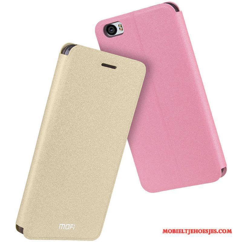 Mi 5 Hoesje Mobiele Telefoon Zacht Metaal Bescherming All Inclusive Mini Roze