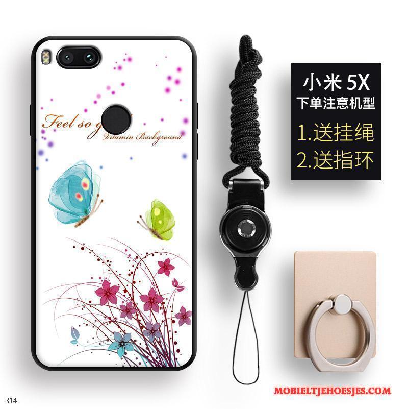 Mi 5x Kleur Hoesje Telefoon Patroon Zacht Spotprent Wolf Mini