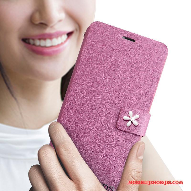 Mi 5x Roze Hoesje Telefoon Leren Etui Mobiele Telefoon Mini Bescherming Anti-fall