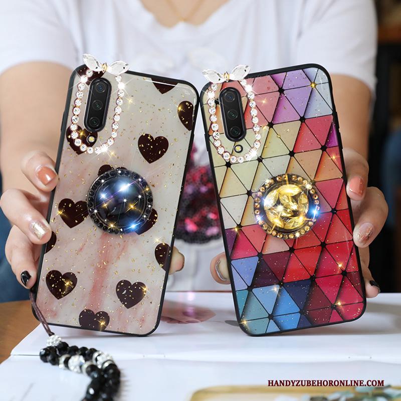 Mi 9 Lite Hoesje Persoonlijk Patroon Anti-fall Luxe Trend Zacht Met Strass