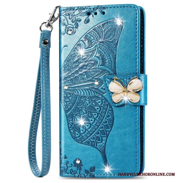 Mi A3 Hoesje Scheppend Folio Vlinder Mini Anti-fall Leren Etui All Inclusive