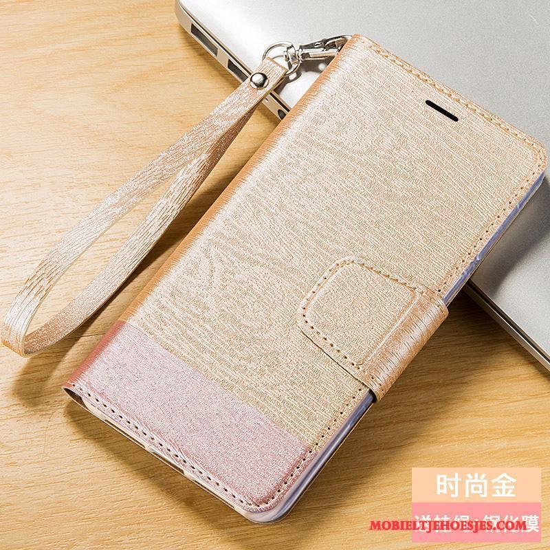 Mi Max 2 Hoesje Mini All Inclusive Leren Etui Goud Hoes Siliconen Clamshell