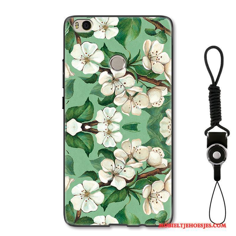 Mi Max 2 Kunst Hanger Hoesje Telefoon Mini Groen Mode Eenvoudige