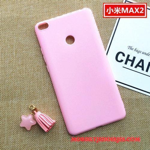 Mi Max 2 Schrobben Mobiele Telefoon Siliconenhoesje Mini Hoesje Telefoon Roze Bescherming