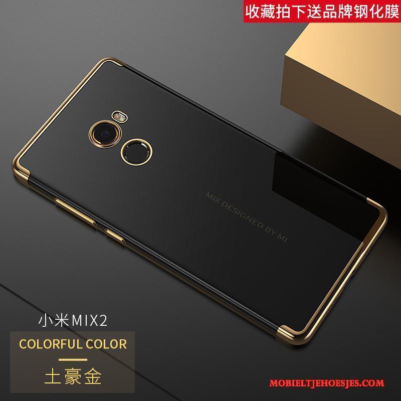 Mi Mix 2 Doorzichtig Dun All Inclusive Bescherming Hoes Hoesje Telefoon Anti-fall