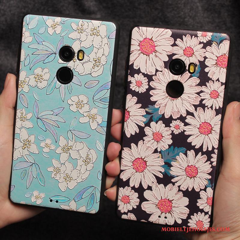 Mi Mix 2 Hoesje Reliëf Bescherming Kleur Hoes All Inclusive Anti-fall Persoonlijk