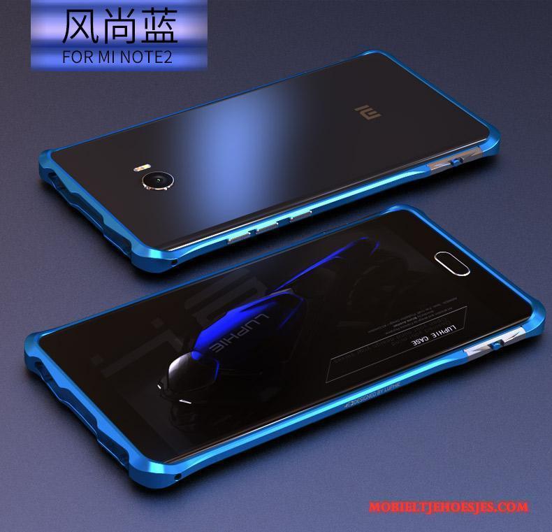 Mi Note 2 Blauw Mobiele Telefoon Bescherming Metaal Hoesje Mini Telefoon