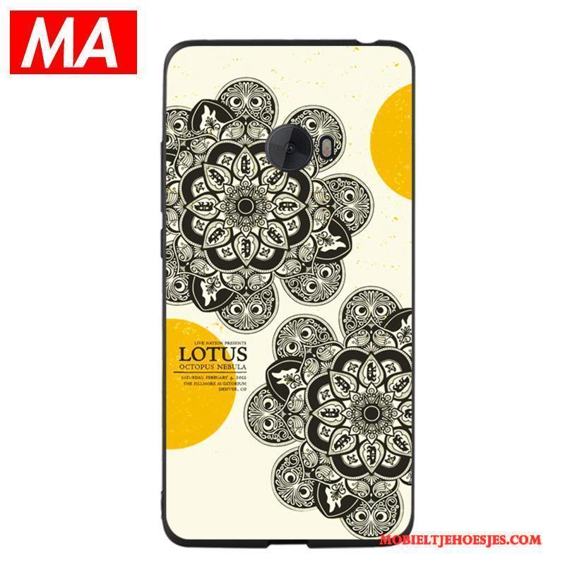 Mi Note 2 Hoesje Bloemen Hoes Totem Geel Trend Mobiele Telefoon Zacht