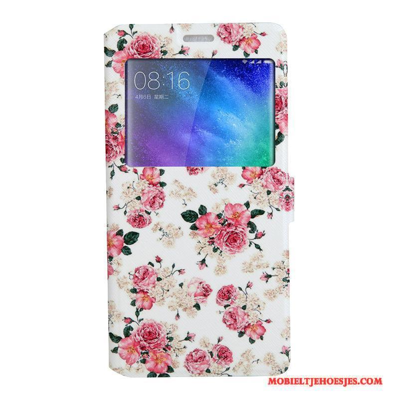 Mi Note 2 Hoesje Zacht Spotprent Bescherming Hoes Geschilderd Roze Trend