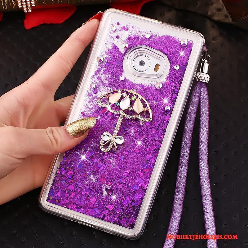 Mi Note 2 Siliconen Hoes Hoesje Telefoon Purper Mini Drijfzand Anti-fall