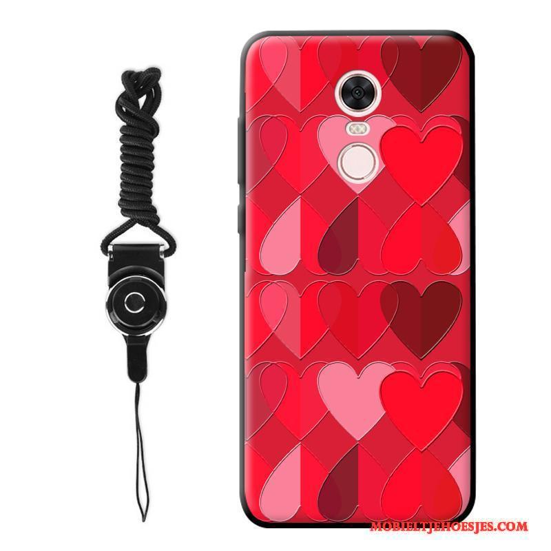 Mi Note 3 Trendy Merk All Inclusive Persoonlijk Hoesje Telefoon Rood Anti-fall Scheppend