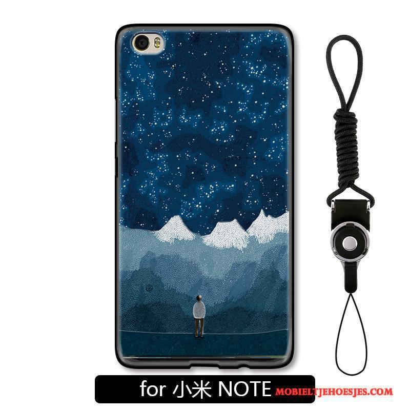 Mi Note Bescherming Hoes Hoesje Telefoon Persoonlijk Mini Trend Blauw