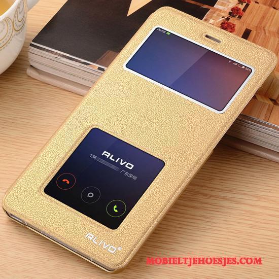 Mi Note Hoesje Telefoon Goud All Inclusive Clamshell Mini Anti-fall