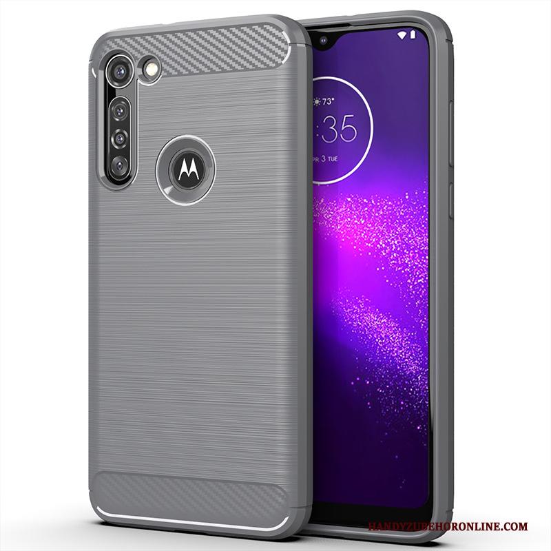 Moto G8 Power Antislip Bescherming Anti-fall Hoes All Inclusive Hoesje Telefoon Grijs