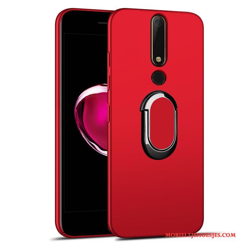 Nokia 6 Hoesje Schrobben Anti-fall Nieuw All Inclusive Hoes Hard Rood