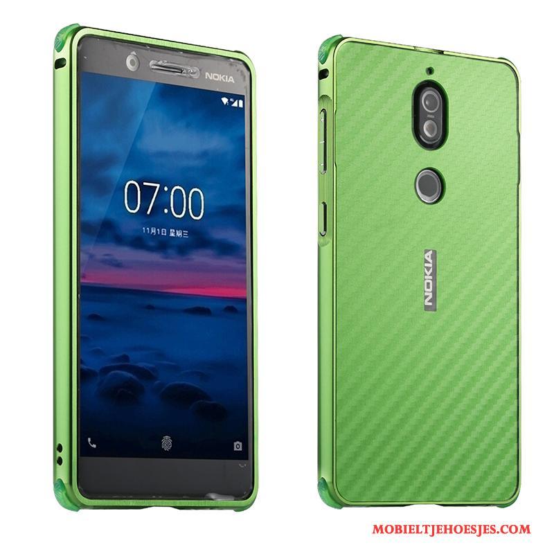 Nokia 7 Bescherming Trend Scheppend Hoes Hoesje Telefoon Metaal All Inclusive