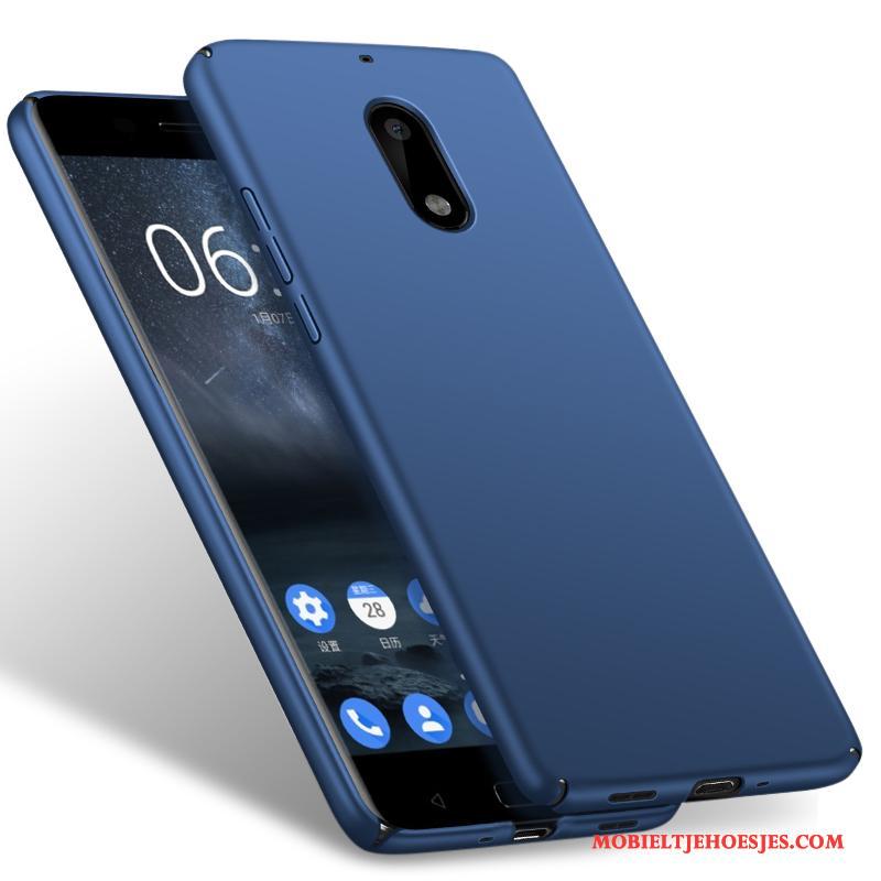 Nokia 8 Persoonlijk Hoes Anti-fall Hoesje Telefoon Schrobben Blauw