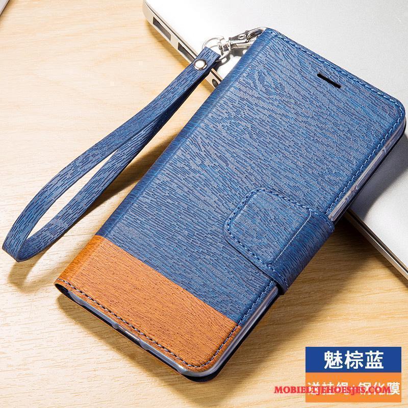 Redmi 5a Rood Folio Blauw All Inclusive Hoes Hoesje Telefoon Bescherming
