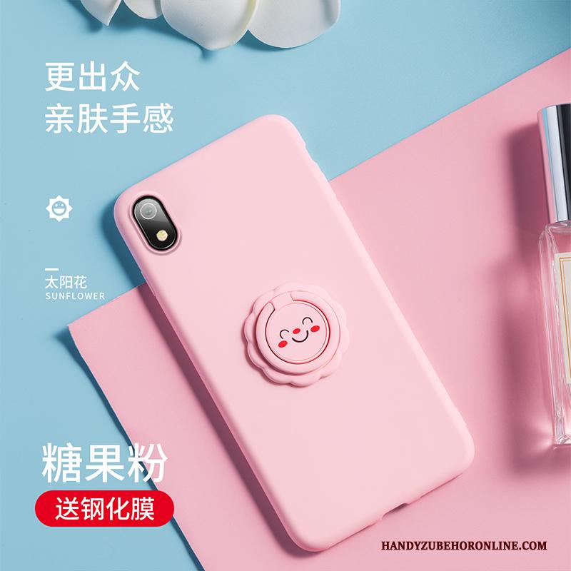 Redmi 7a Hoesje Net Red Mini Bescherming Ondersteuning Zacht All Inclusive Rood