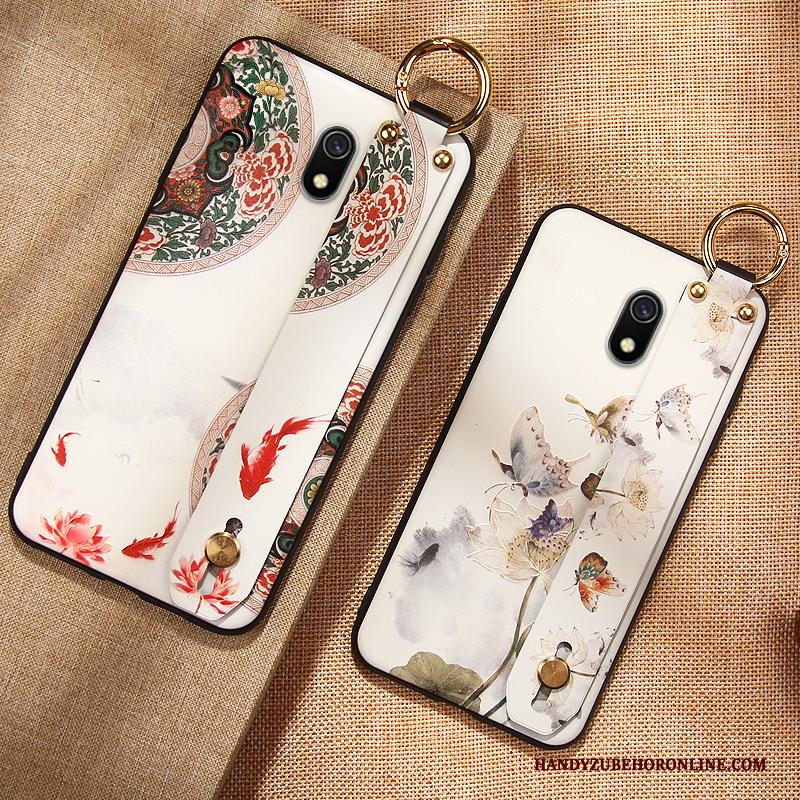 Redmi 8a Hoesje Scheppend All Inclusive Chinese Stijl Wit Anti-fall Zacht Persoonlijk
