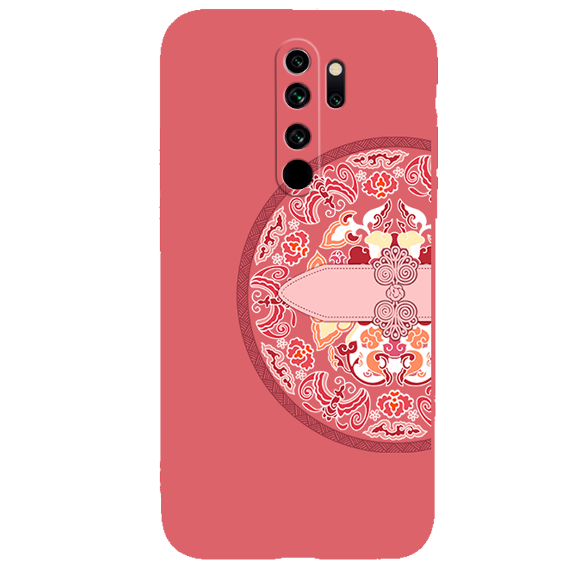 Redmi 9 Hoesje All Inclusive Vintage Persoonlijk Reliëf Chinese Stijl Zacht Anti-fall