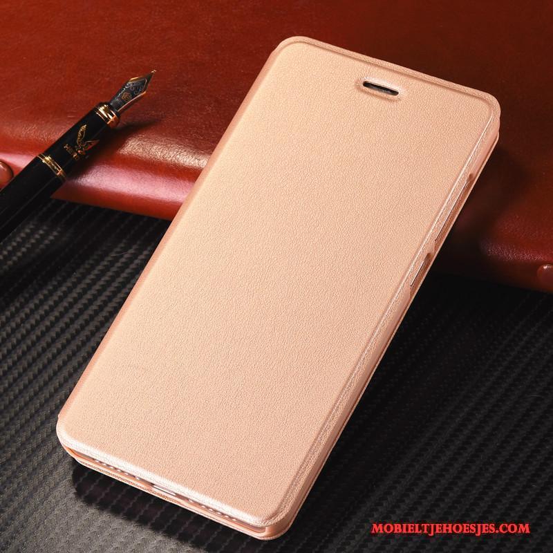 Redmi Note 4x Hoes Mobiele Telefoon Goud Mini Rood Folio Hoesje Telefoon